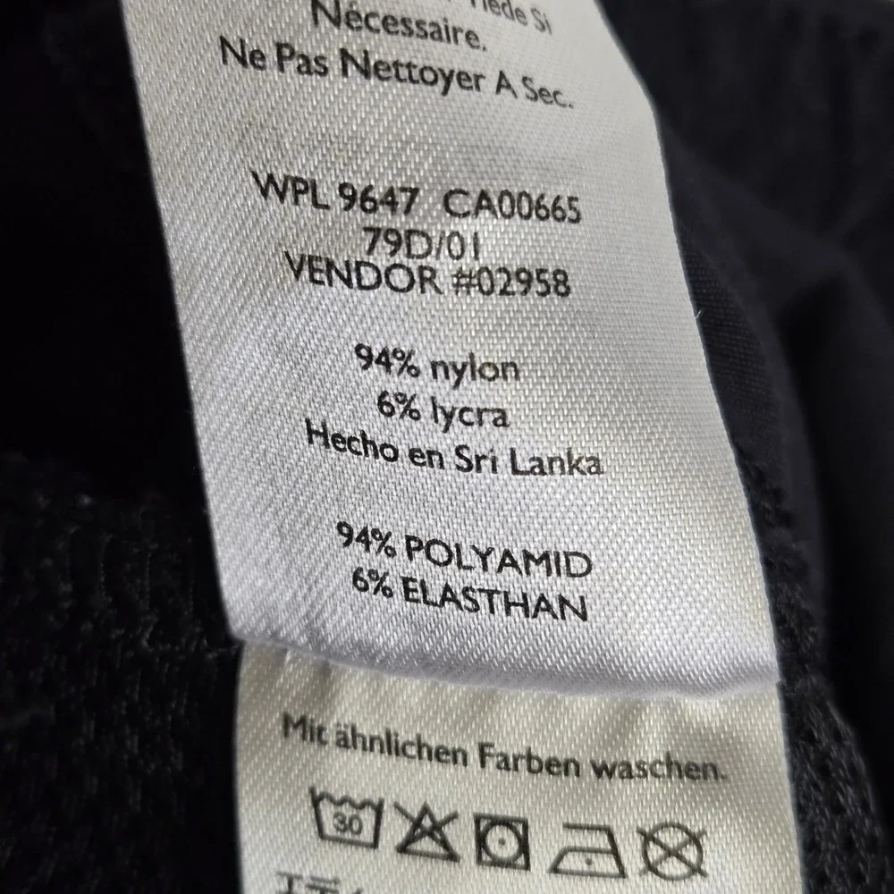 Eddie Bauer First Accent Guide Pro Capri Pants Gorpcore Hiking Black T8 Flaw - Picture 5 of 11